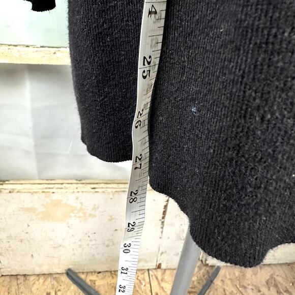 Coldwater Creek Knit Pullover Wool Cashmere Sweater 2X Black Whimsigoth Western - Picture 10 of 12
